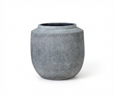 Helios Elegant Textured Vase – Artisanal Zigzag Design