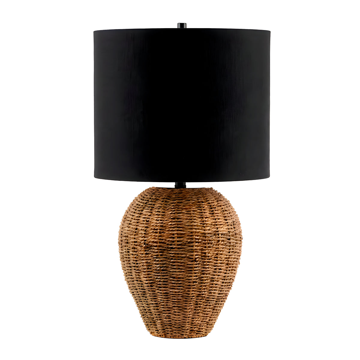 Bali Table Lamp – Natural Woven Fiber Table Lighting