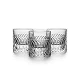 Orlo Set of 6 Spiral-Cut Crystal Whiskey Glasses | Premium Heavy Tumblers