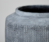 Helios Elegant Textured Vase – Artisanal Zigzag Design