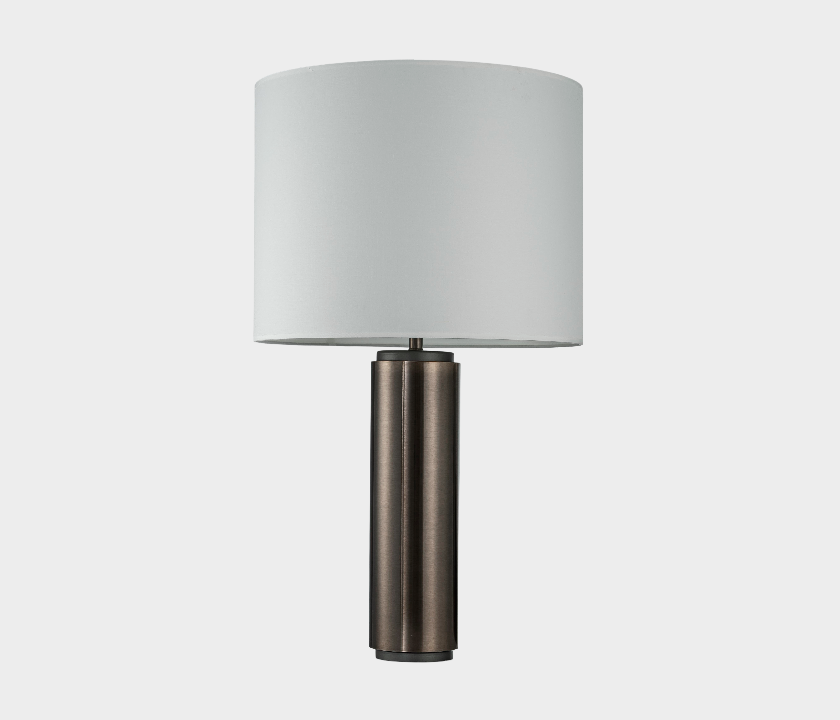 Famous Haus - Luxurious Gold Table Lamp – Elegant Linen Shade