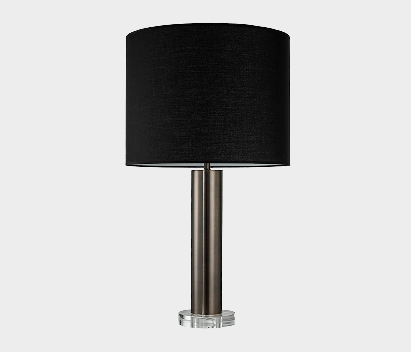 New York Table Lamp - Satin Black