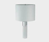 Famous Haus - Elegant Montreal Table Lamp Silver – Soft Inviting Glow