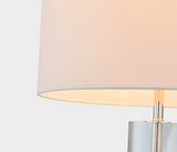 Famous Haus - Elegant Montreal Table Lamp Silver – Soft Inviting Glow