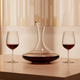 Elara Handcrafted Glass Wine Decanter with Diagonal-Cut Spout – 1.7L