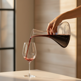 Elara Handcrafted Glass Wine Decanter with Diagonal-Cut Spout – 1.7L