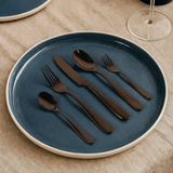 London 30 PCS - Stainless Steel Cutlery Set - Black