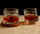 Set of 6 Rotating Whiskey Glasses