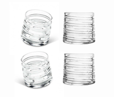 Set of 6 Rotating Whiskey Glasses
