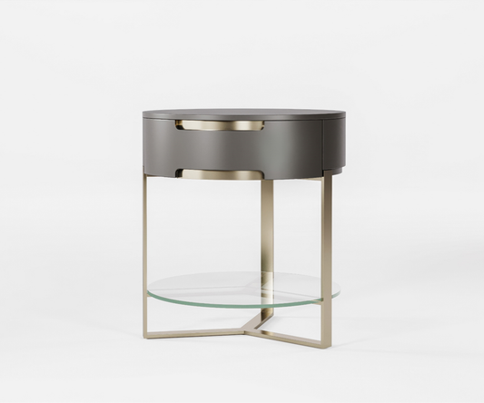 Famous Haus - Nightstand Movve - Nara Bronze is a Elegant Nightstand – Lasting Durability