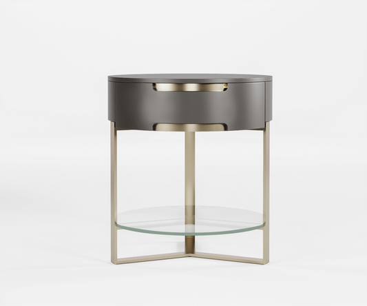 Famous Haus - Nightstand Movve - Nara Bronze is a Elegant Nightstand – Lasting Durability