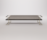 Famous Haus - Bench Legend – Brushed Metal Elegance