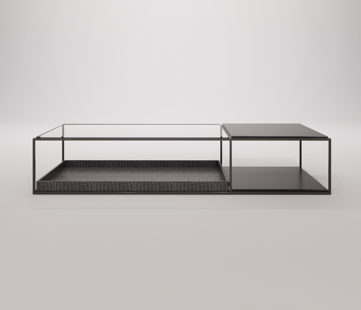 COFFEE TABLE MELINA NOCIOLLA - Famous Haus - Minimalism refined to its purest form; this coffee table captures the essence of modern sophistication.