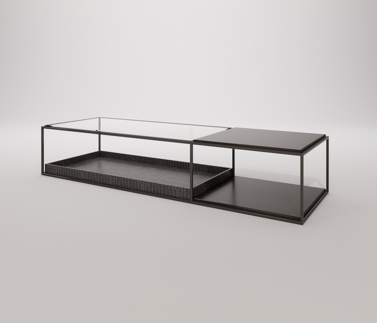 COFFEE TABLE MELINA NOCIOLLA - Famous Haus - Minimalism refined to its purest form; this coffee table captures the essence of modern sophistication.