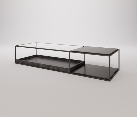 COFFEE TABLE MELINA NOCIOLLA - Famous Haus - Minimalism refined to its purest form; this coffee table captures the essence of modern sophistication.