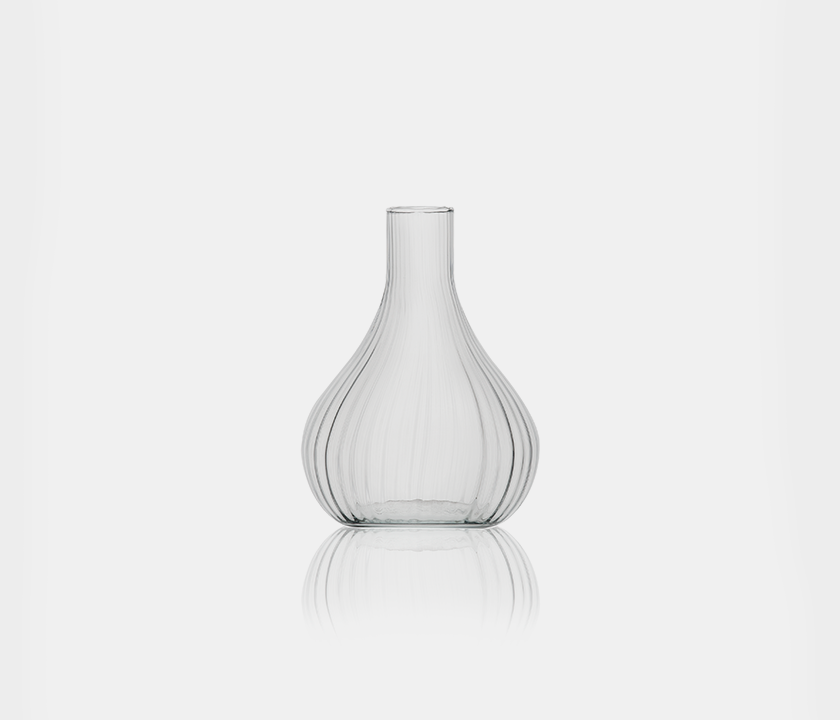 Famous Haus - Teardrop-Shaped Glass Vase
