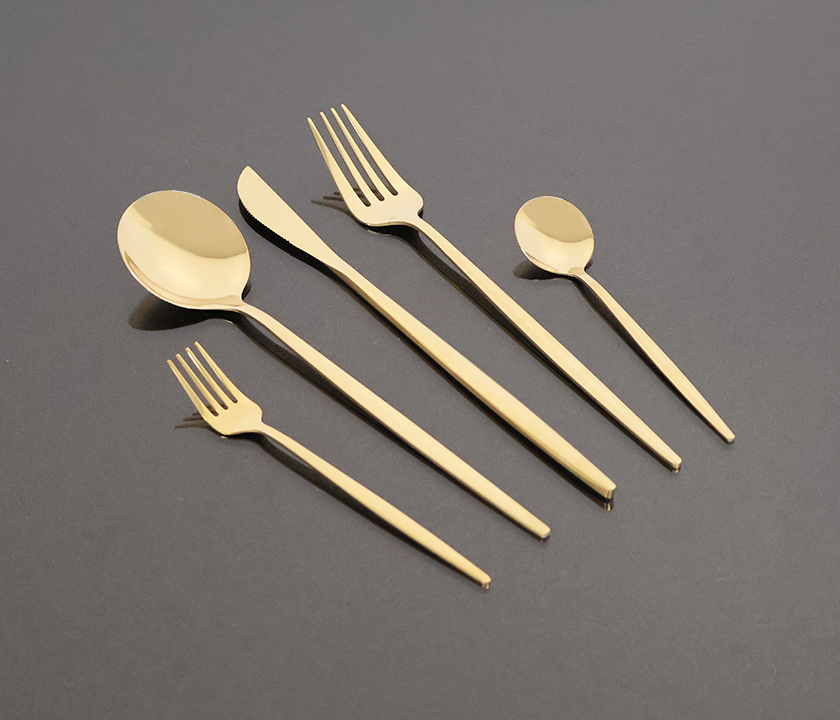 LINCOLN 30 PCS - Stainless Steel Cutlery Set - Champagnet Gold