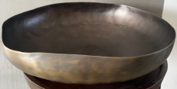 IRREGULAR TEXTURE DECORATIVE BOWL L