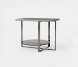 Famous Haus - Elegant Side Table – Timeless glass Shelf