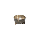 THREE LEGGED METAL ARTISTIC MECHANISM BOWL M