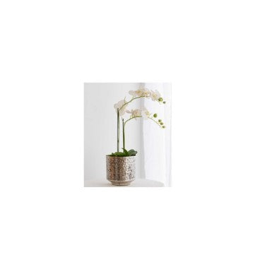 Rustic Vase Metal Silver