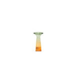 GRADIENT GREEN CITRINE GLASS CANDLE HOLDER