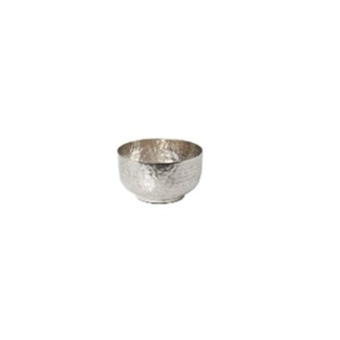 SILVER DROP PATTERN TEXTURE BOWL