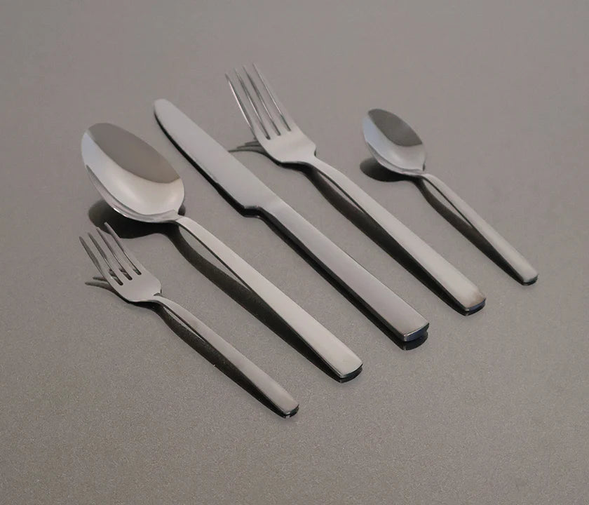 OXFORD 30 PCS - Stainless Steel Cutlery Set - Black Matte