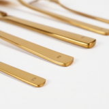 OXFORD 30 PCS - Stainless Steel Cutlery Set - Matte Gold