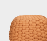 Famous Haus – Lyra Ottoman – Sculptural Design and Woven Sophistication