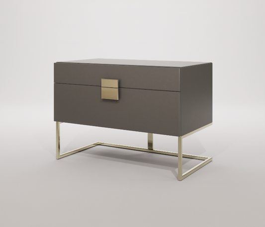 NIGHTSTAND QUATTRO - Famous Haus - The Nightstand Quattro combines functional design with contemporary aesthetics,
