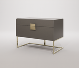 NIGHTSTAND QUATTRO - Famous Haus - The Nightstand Quattro combines functional design with contemporary aesthetics,