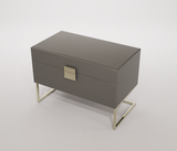 NIGHTSTAND QUATTRO - Famous Haus - The Nightstand Quattro combines functional design with contemporary aesthetics,