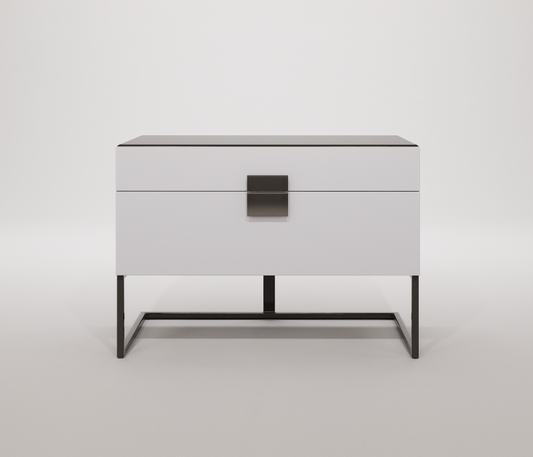 NIGHTSTAND QUATTRO - Famous Haus - The Nightstand Quattro combines functional design with contemporary aesthetics.
