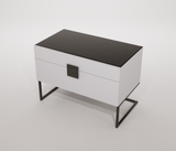 NIGHTSTAND QUATTRO - Famous Haus - The Nightstand Quattro combines functional design with contemporary aesthetics.