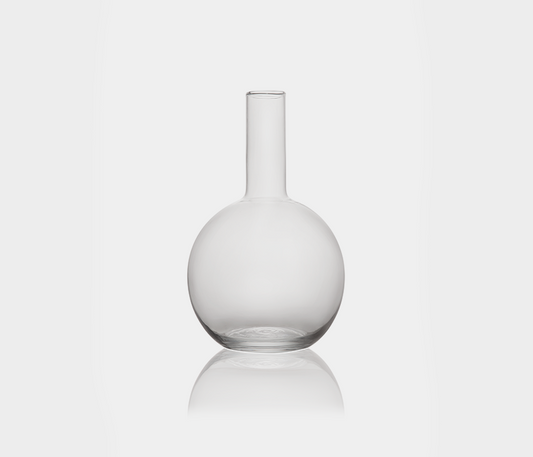 Famous Haus - Glass Vase with Round Base and Stem Holder