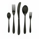 Windsor 30 PCS - Stainless Steel Cutlery Set - Black