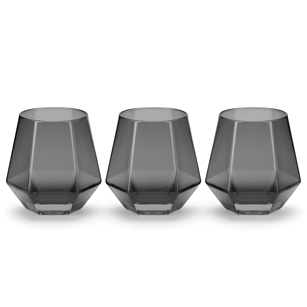 Set of 6-10oz Whiskey Glasses – Prism Design