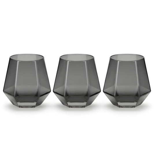 Set of 6-10oz Whiskey Glasses – Prism Design